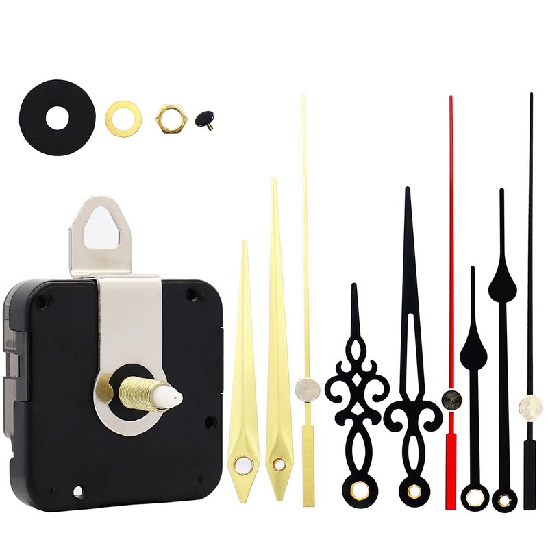 TIKROUND Youngtown 12888 Movement for Clock Repair Replacement 23mm (29/32 Inch) Shaft Length 15mm (19/32 Inch) Thread Length. - Image 1